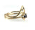 High Arc Black Diamond Ring-Rings-Luana Coonen-Pistachios