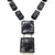 Hollow Steel Mesh Statement Necklace-Necklaces-Sandra Salaices-Pistachios