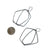 Layered Oxidized Silver Earrings-Earrings-Gabrielle Desmarais-Pistachios