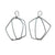 Layered Oxidized Silver Earrings-Earrings-Gabrielle Desmarais-Pistachios