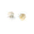 Medium Citrine Crystal Stud-Earrings-Fruit Bijoux-Pistachios