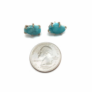 Mineral Studs - Hemimorphite-Earrings-Aimee Petkus-Pistachios