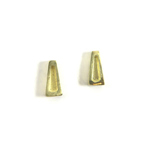 Mini 18k Triangle Studs-Earrings-Heather Guidero-Pistachios