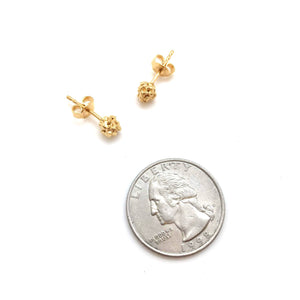 Mini Gold Cluster Studs-Earrings-Erich Durrer-Pistachios