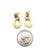 Mini Link Earrings - Gold-Earrings-Manuela Carl-Pistachios