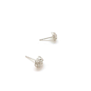 Mini Silver Tangle Studs-Earrings-Erich Durrer-Pistachios