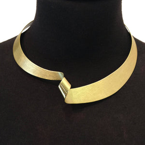 Mini Twist Collar - Gold-Necklaces-Aleksandra Przybysz-Pistachios