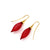 Nylon Bulb Earrings - Red-Earrings-Dorine Decayeux-Pistachios