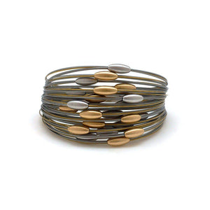 Olive Bracelet - Wide-Bracelets-Bernd Schmid-Pistachios