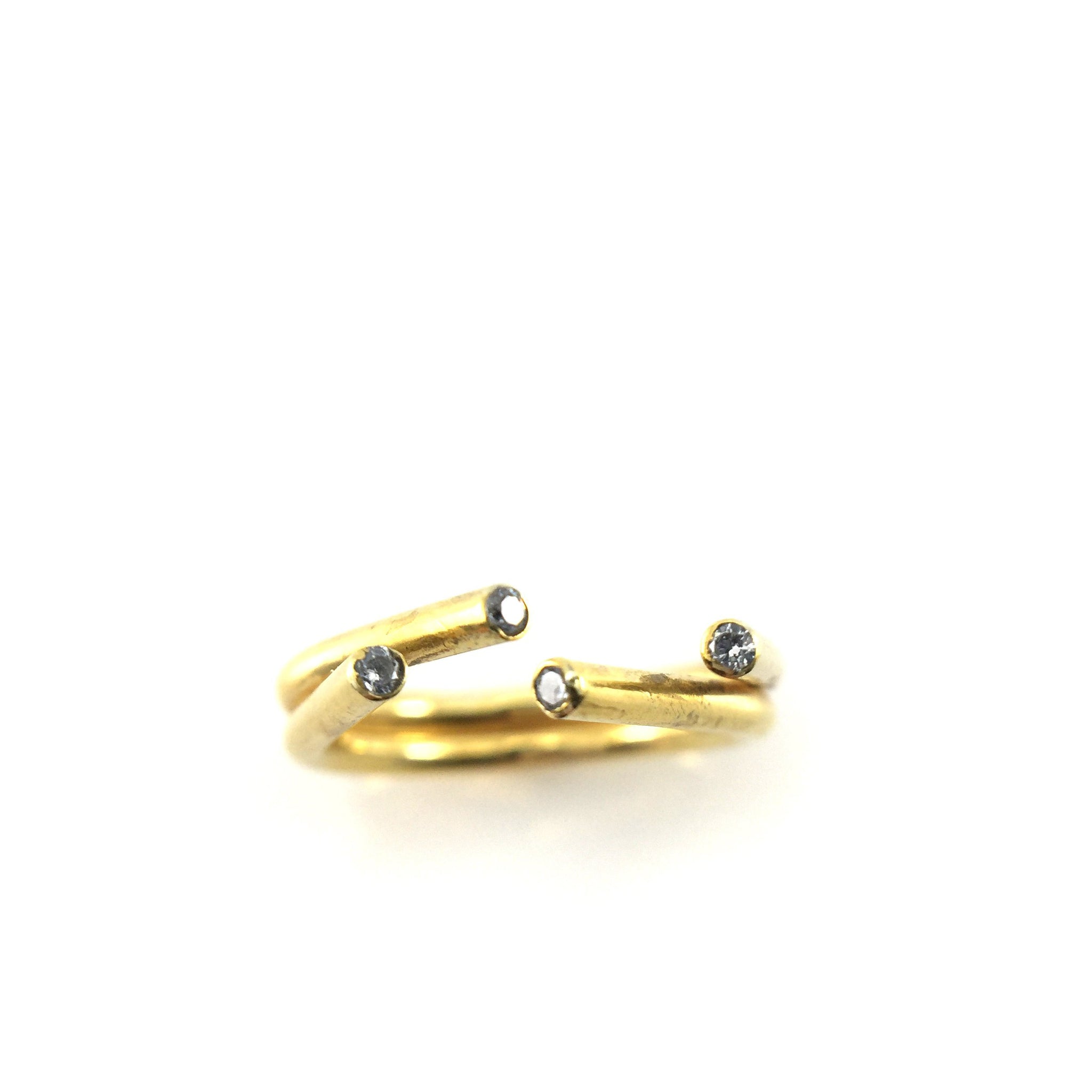 Buy Original Five Metal Daily Use Ring Design Plain 1 Gram Gold Ring Online