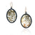 Oval Gold Leaf Memento Earring - Large-Earrings-Luana Coonen-Pistachios