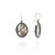 Oval Gold Leaf Memento Earring - Small-Earrings-Luana Coonen-Pistachios