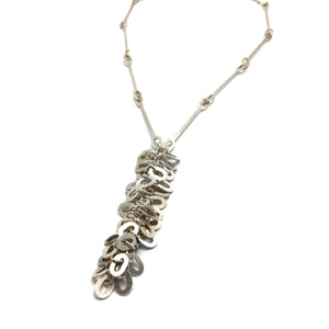 Oval Link Lariat Necklace-Necklaces-Elisa Bongfeldt-Pistachios