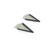 Oxi/Silver Triangle Studs-Earrings-Heather Guidero-Pistachios