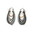 Oxidized Cicada Hoops - Short-Earrings-Leia Zumbro-Pistachios