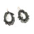 Oxidized Oval Link Earrings-Earrings-Elisa Bongfeldt-Pistachios