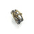 Oxidized Silver, Pave set Diamonds and 22k Gold Wrap Ring-Rings-Arthur Ragauskas-Pistachios