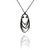 Oxidized Sterling Silver Cicada Necklace-Necklaces-Leia Zumbro-Pistachios