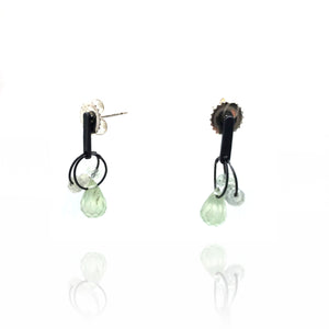 Prehnite Mini Tangle-Earrings-Heather Guidero-Pistachios