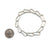 Round Silver Link Bangle-Bracelets-Emily Rogstad-Pistachios