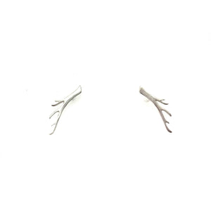 Silver Branch Studs-Earrings-Luana Coonen-Pistachios