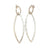 Silver Ellipse Link Posts-Earrings-Gilly Langton-Pistachios