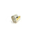 Silver and Gold Wrap Ring-Rings-Eva Stone-Pistachios