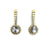 Stripe Drop Earrings-Earrings-Elizabeth Garvin-Pistachios