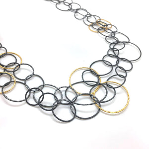 Transformable Link Necklace - Long-Necklaces-Sowon Joo-Pistachios