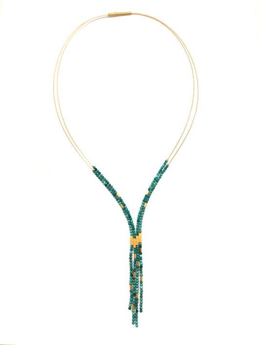 Bohemian Turquoise Lariat Necklace – Anything's Possible Jewellery